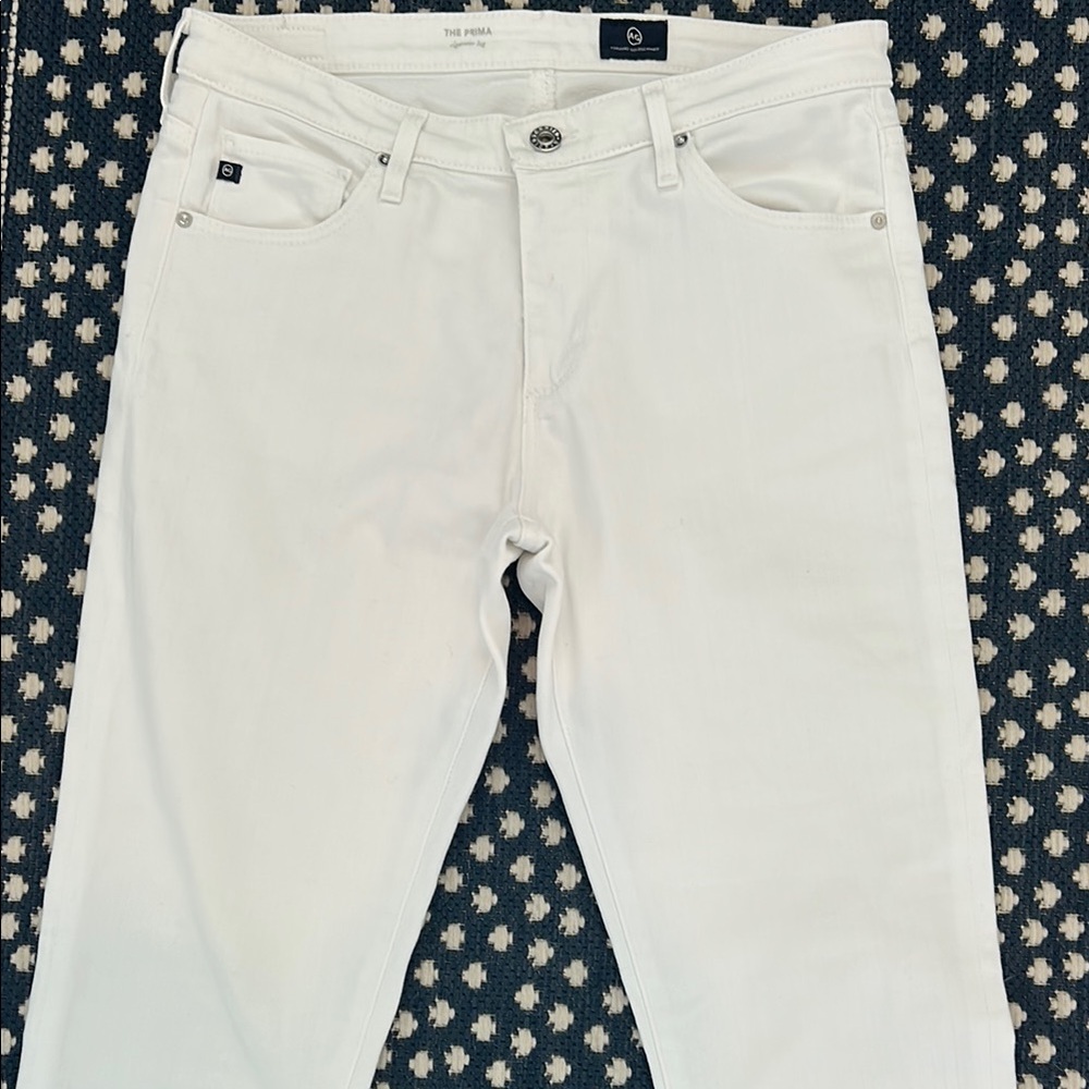 EUC Ag Adriano Goldschmied White Slim Jeans